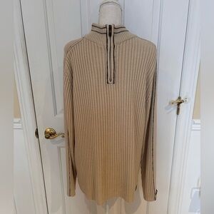 MANFRED Men Knitted Sweater, Cream, Size Medium